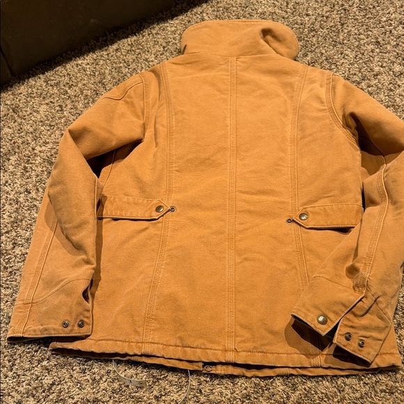 Carhartt Brown Canvas Jacket with Gray Lining - Picture 9 of 9